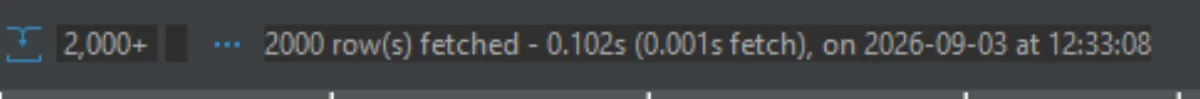 Final Run Query