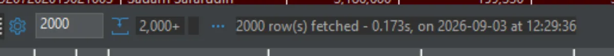 First Run Query